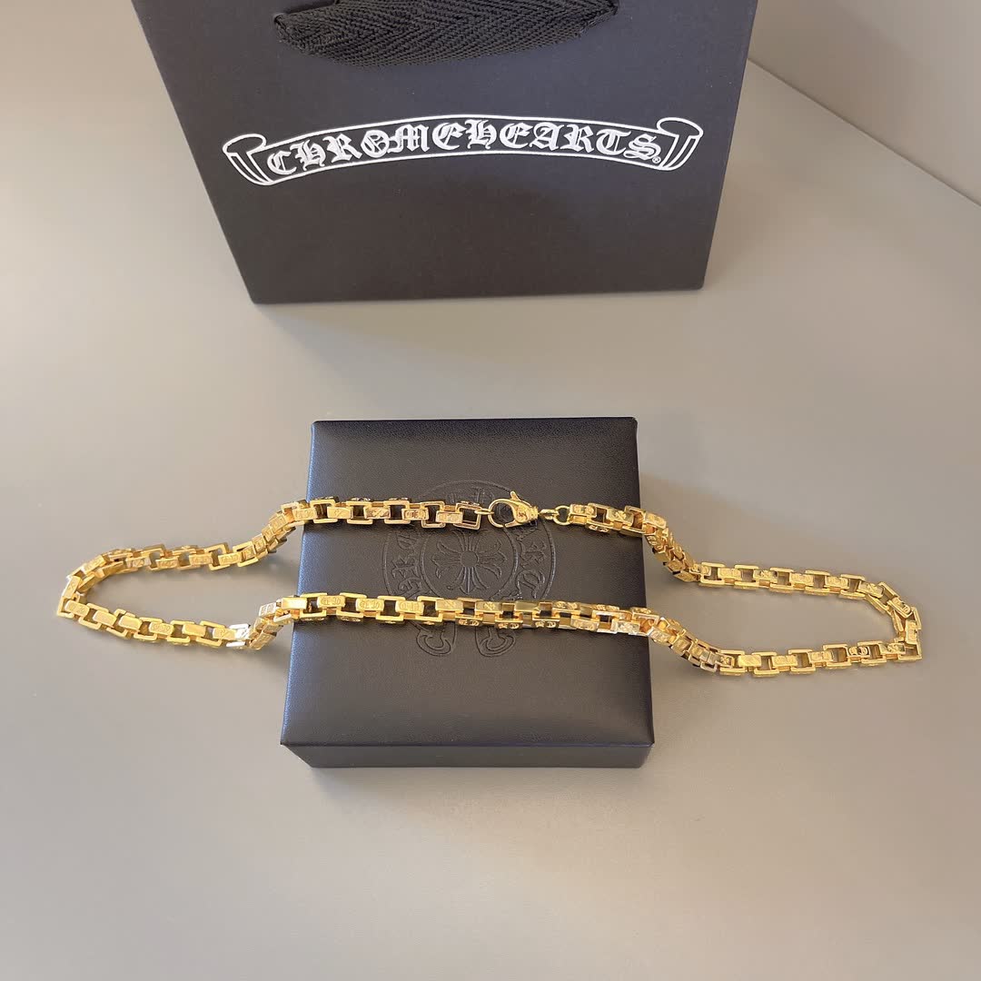 Chrome Hearts Gold Chain Necklace